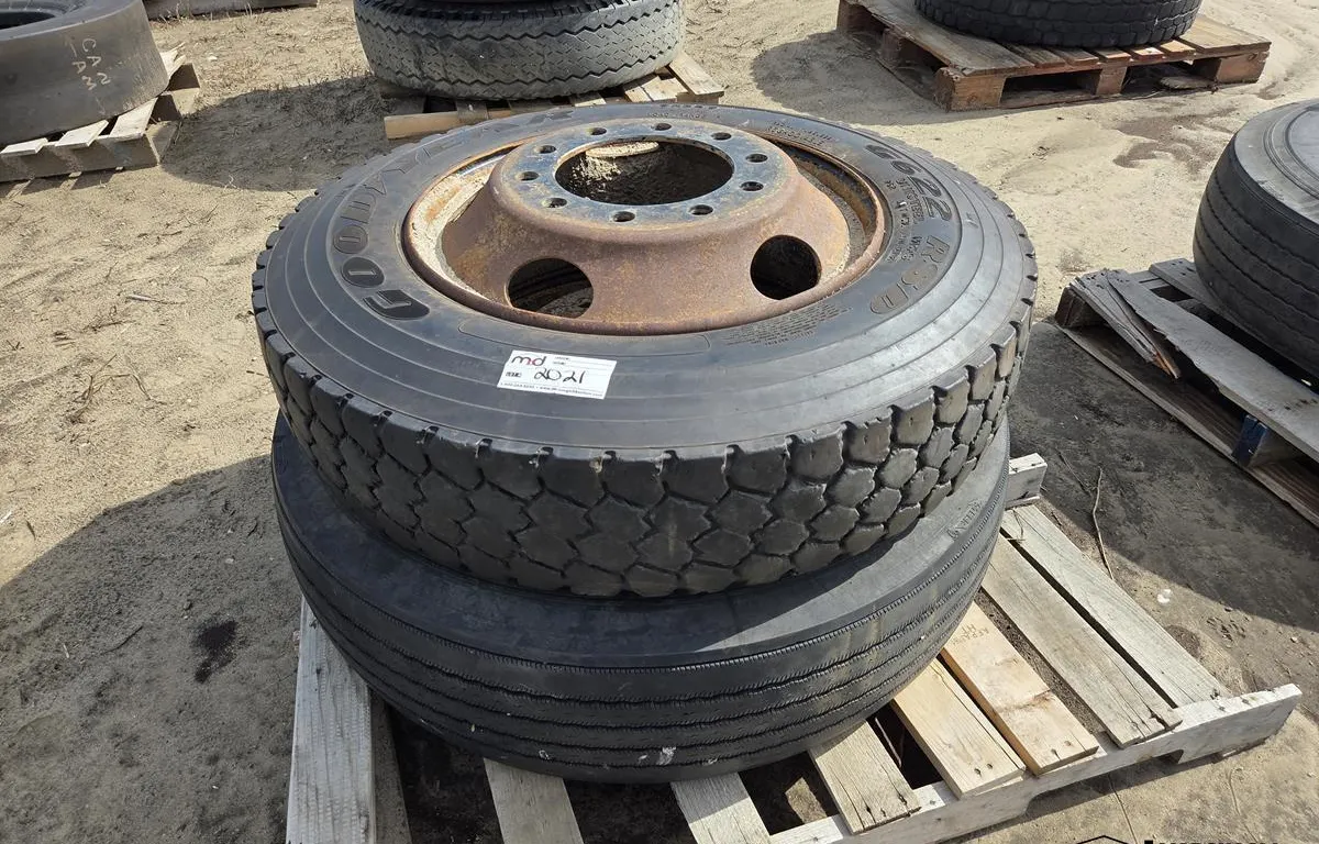 Goodyear G622 RSD 11R22.5 Tire on Rim & Michelin 11R22.5 Tire on Rim
UNRESERVED