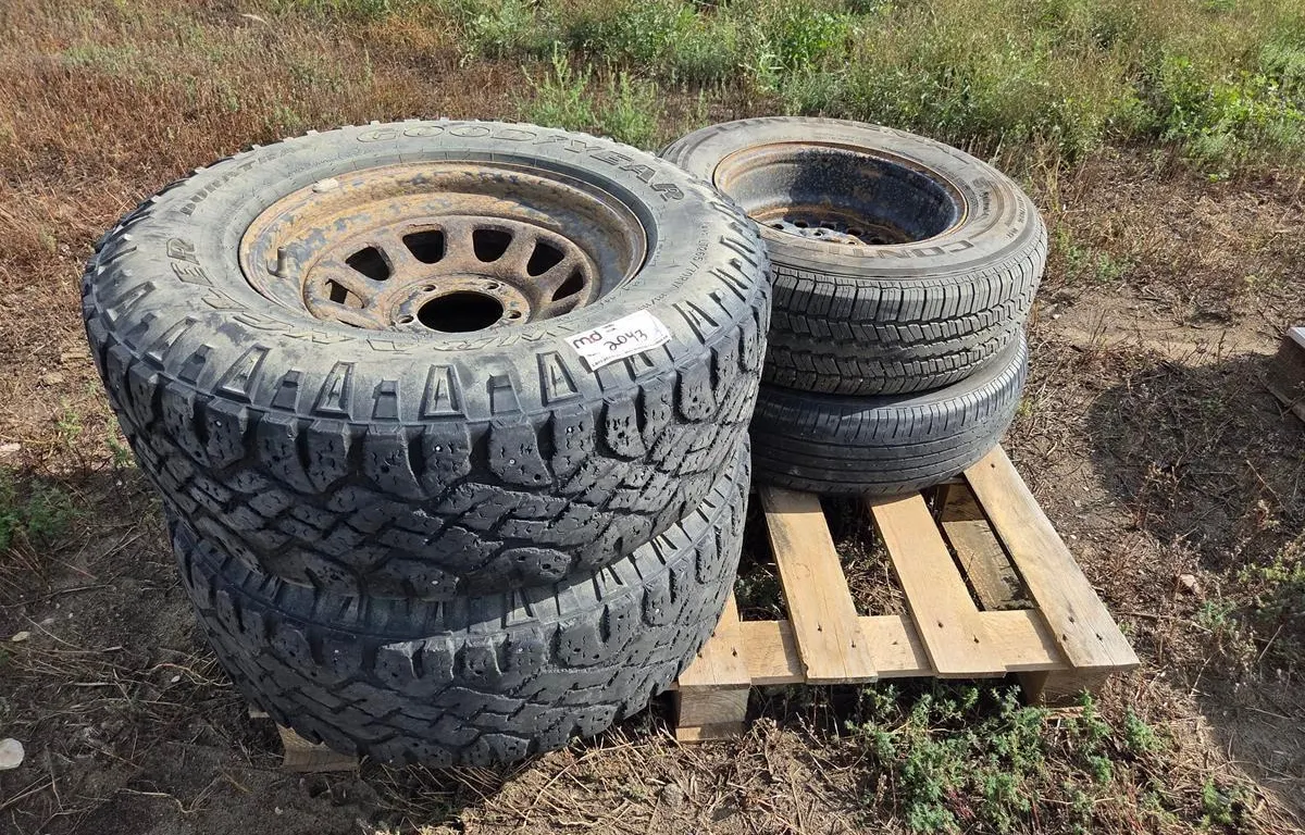 (4) Assorted Tires & Steel Rims
UNRESERVED