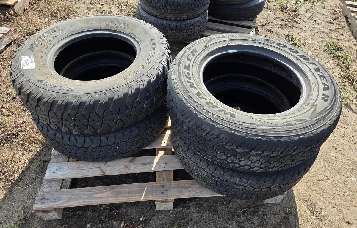 (4) Assorted Tires
UNRESERVED