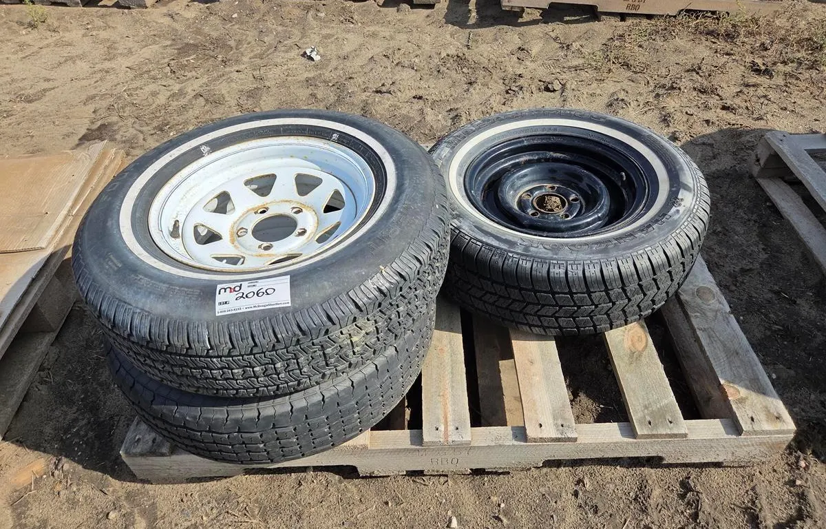 (3) Assorted Trailer Tires
UNRESERVED