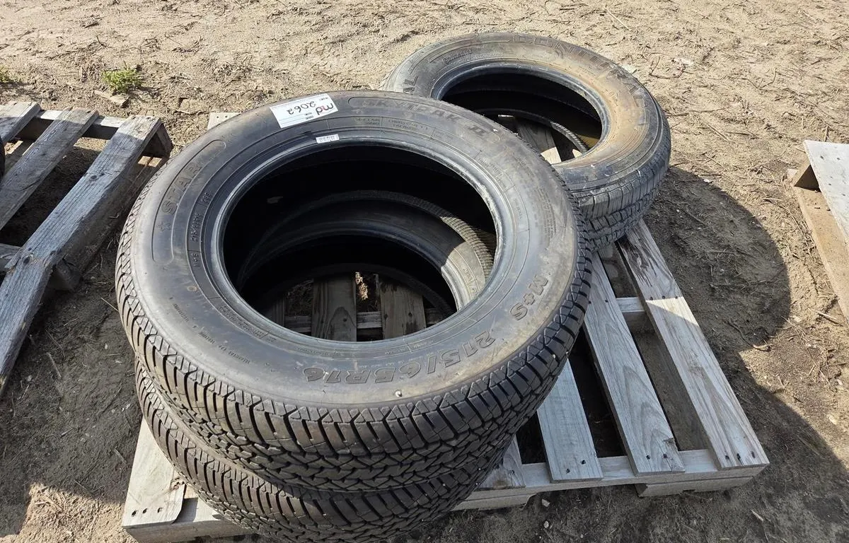 (3) Assorted Light Truck Tires
UNRESERVED
