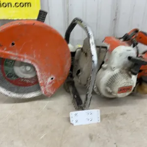 Stihl TS 350 Super Gas-Powered Concrete Cutoff Saw with Diablo 12” Blade
