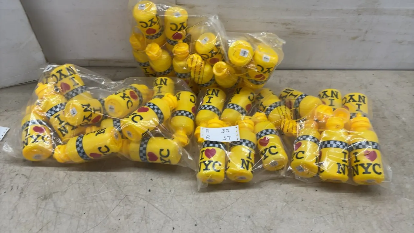3 Packages of Oriental Trading Co. “I Love NYC” Water Bottles