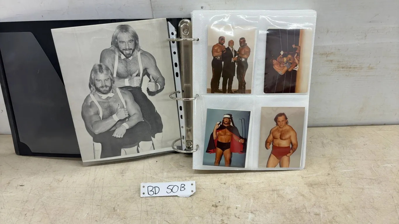 Large Lot of Vintage AWA Wrestling Photos By Terrance Machalek