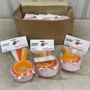 Leader Brand Plastic Strainers, 3-Piece Sets, 12 Packages