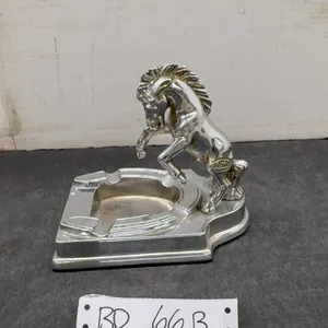 Rare Vintage White Trucks Motor Company Art Deco Fighting Stallion Ashtray