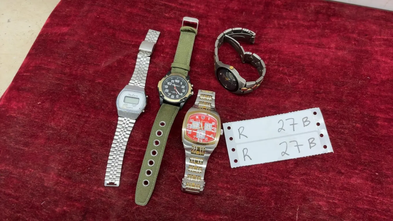 Four Watches: Tonino Lamborghini, Discovery, and Two Unbranded Watches