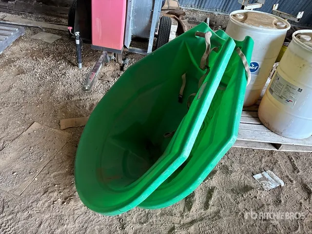 Quantity of (2) 9 in Poly Hopper