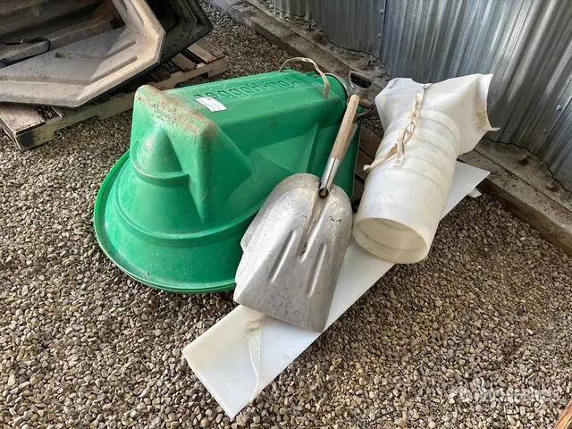 Quantity of (2) 9 in Poly Hopper