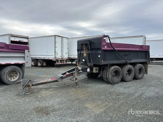 2021 Peak 16 ft Tri/A Pup Dump Trailer