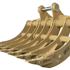 2026 Warrior WBRC20-1620 Fits Cat 320 / 20 - 25 ton Excavator Rake (Unused)