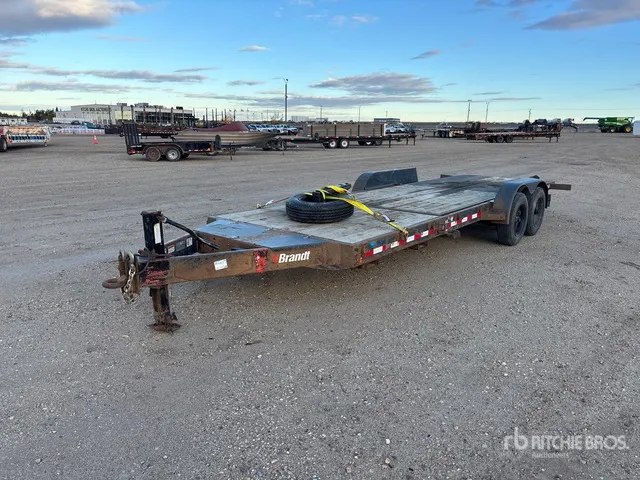 2023 Brandt 22 ft T/A Tilt Deck Trailer