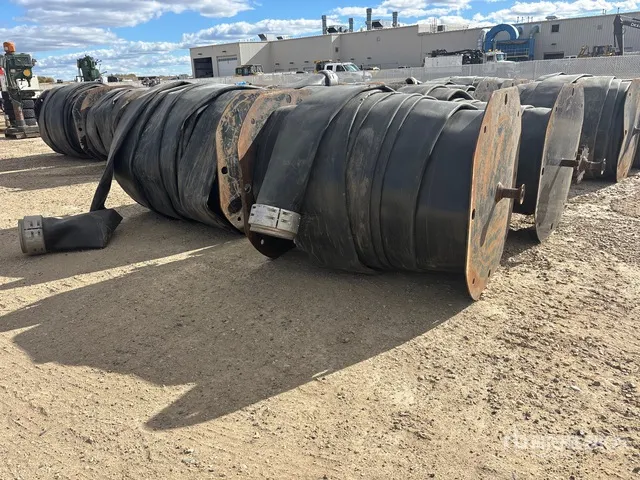 Quantity of (4) Spools of 10 in Layflat Hose