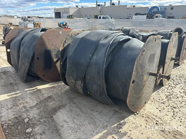 Quantity of (4) Spools of 10 in Layflat Hose
