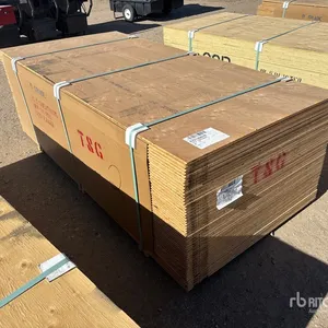 Quantity of (50) 5/8" 4x8 Douglas Fir Tongue & Groove (T&G) No Stamp Plywood (Unused)