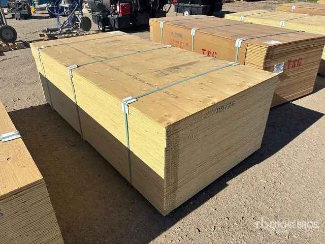 Quantity of (40) 3/4" 4x8 CSP/DFP No Stamp Plywood (Unused)