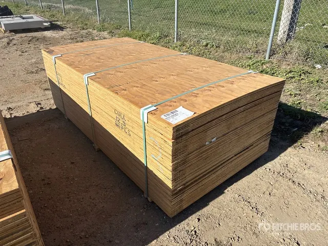 Quantity of (60) 1/2" 4x8 CSP/DFP No Stamp Plywood (Unused)
