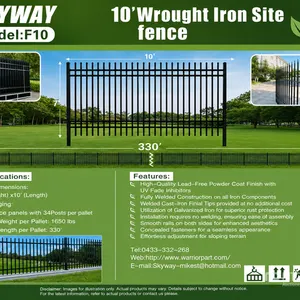 Quantity of (33) 2026 Skyway SFS33-330TF 10 ft x 7 ft Site Fence (Unused)