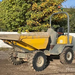 2015 Wacker Neuson 3001 3 ton 4x4 Swivel Dumper