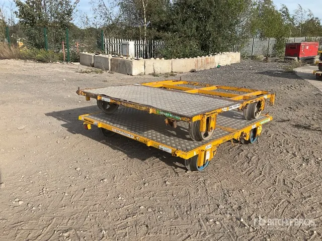 2015 Permaquip Dual-Purpose Rail Trolley (Quantity of 2)