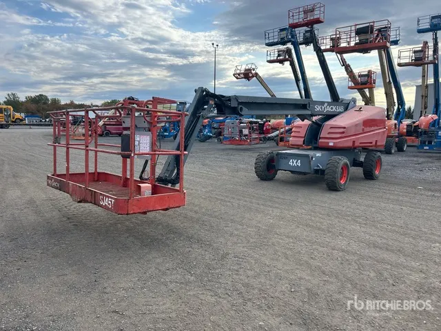 2018 Skyjack SJ45T 4WD Dual Fuel Telescopic Boom Lift