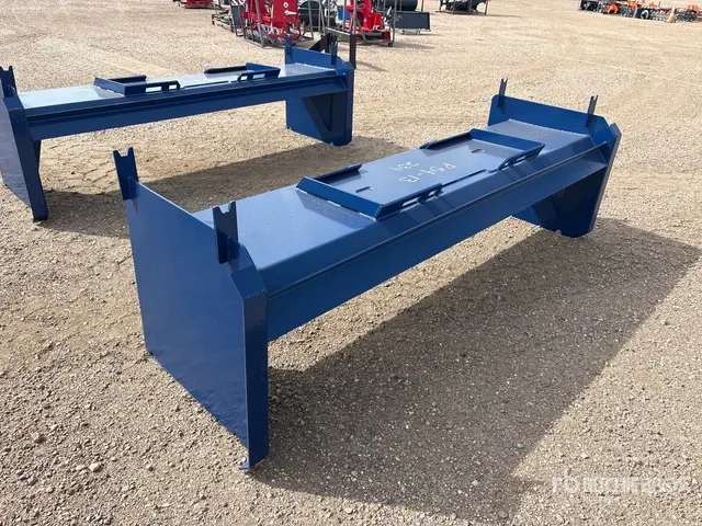 2026 Kit Containers QT-SP-8-23-PB-SB 98 in Skid Steer Snow Pusher