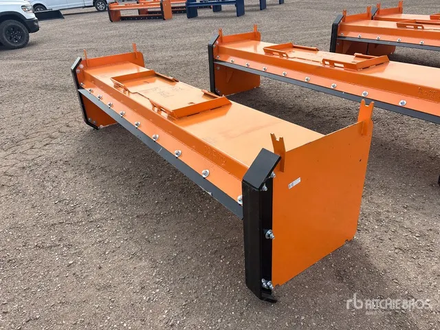 2026 Kit Containers QT-SP-10-23-SB 121 in Skid Steer Snow Pusher
