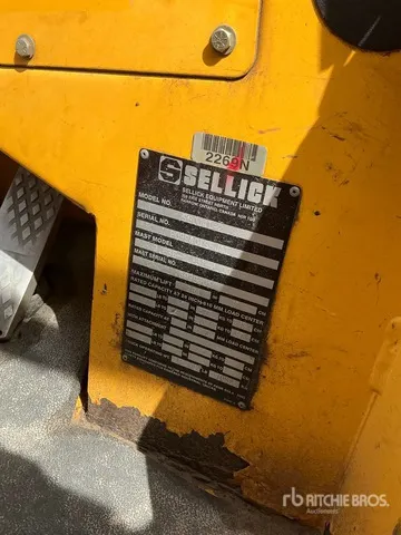 2014 Sellick S60J4T-2 Rough Terrain Forklift