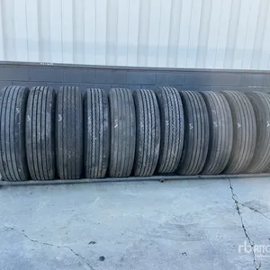 Quantity of (12) 285/75R24.5 Tires w/ Wheels