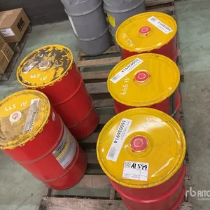 Quantity of (5) Shell S6 Synthetic Oil Barrels