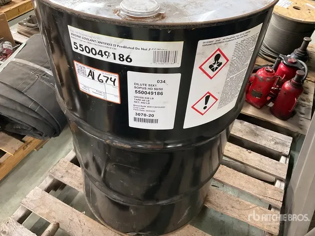 Shell HD Phosphate Free 50/50 55 Gal Drum of Antifreeze