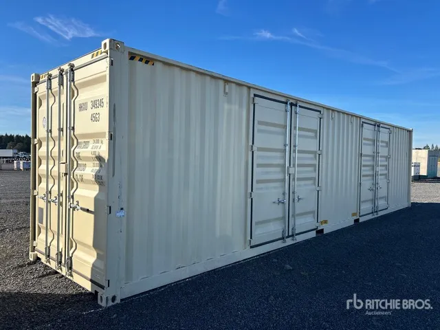 2026 40 ft High Cube Multi-Door Storage Container