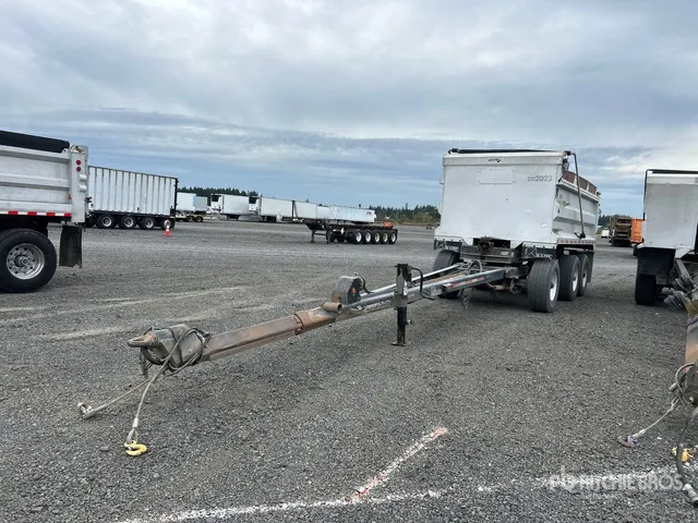 2006 K-line 15 ft 6 in Tri/A Turntable Pup Dump Trailer