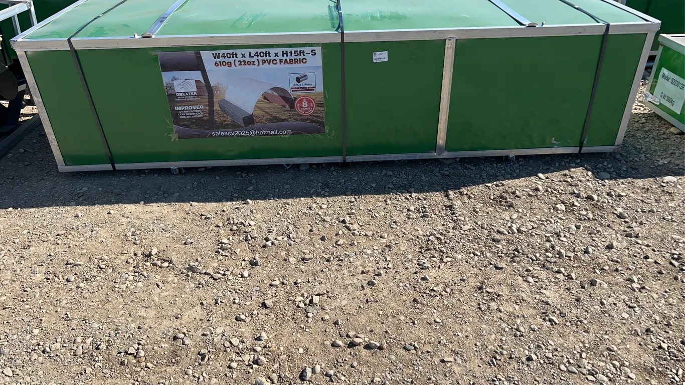 Gold Mountain Double Truss Shipping Container Canopy Shelter