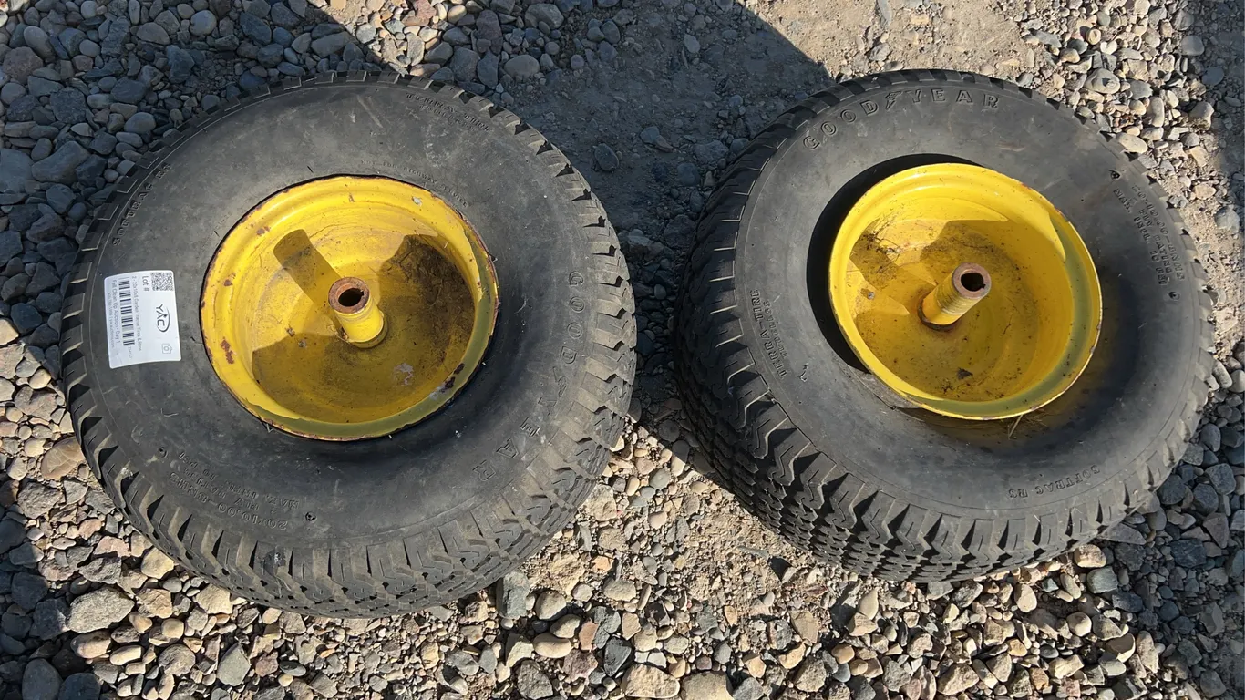 2 - 20x10.00-8 Garden Tractor Tires & Rims
