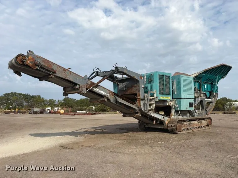 2014 Powerscreen Premiertrak 400 jaw crusher