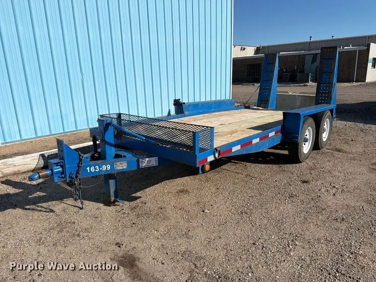 1999 Belshe equipment trailer