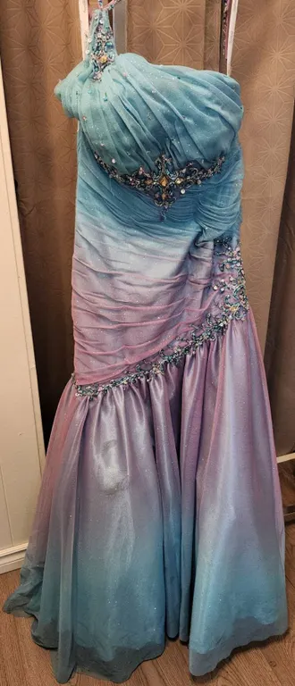 Tiffany Designs Formal Gown with Bead and Sequin Embellishment