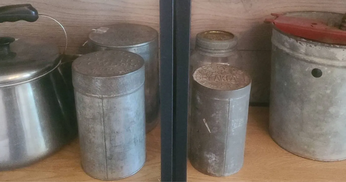 Early Kitchenware Including Jack Frost Ice Cream Freezer