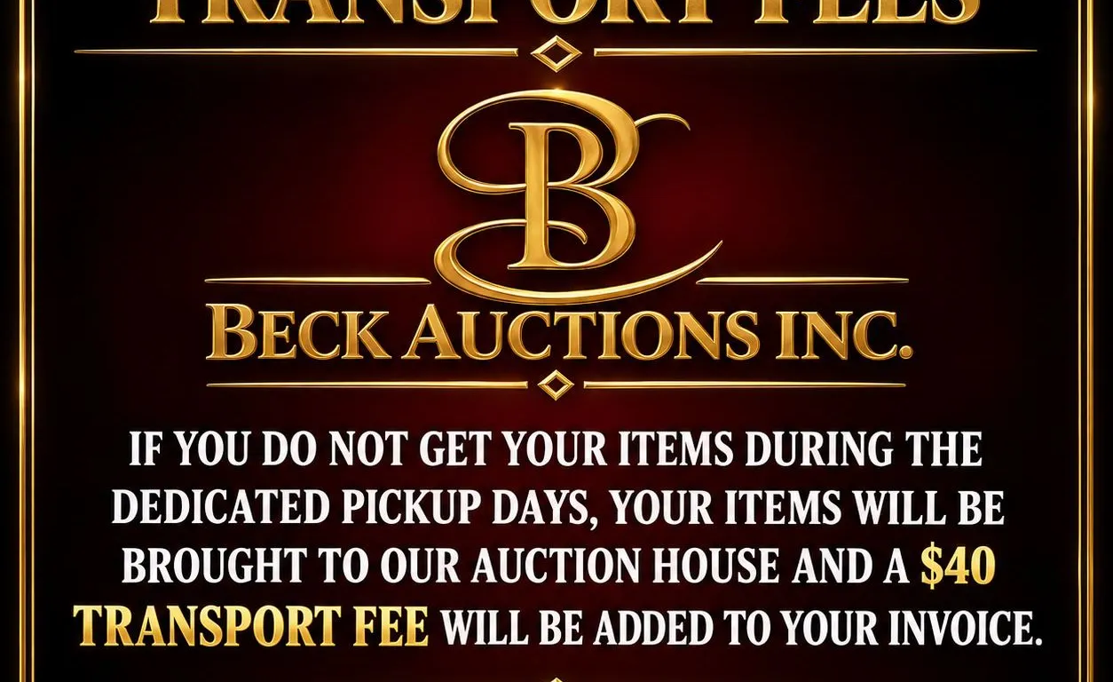 Item Forfeiture & Transport, Shipping, Delivery Fees & Conditions