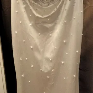 Bridal Gown with Pearl Embellishments