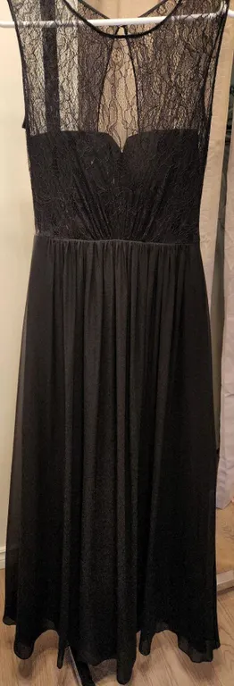 After Six Black Lace Formal Gown