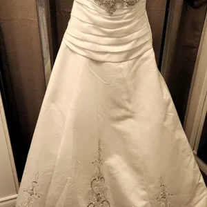 Jasmine Bridal Gown Size 10 with Embellished Train