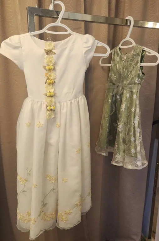 Two Girls’ Party Dresses