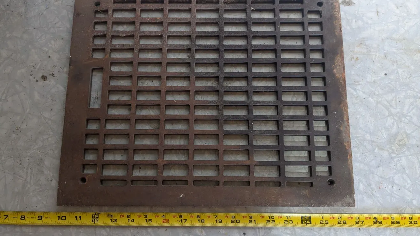 Vintage Cast Iron Floor Grate