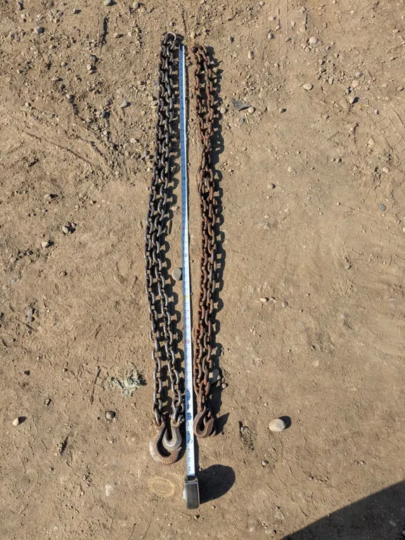 (2) 3/8” Logging Chains ~ 10’ Long