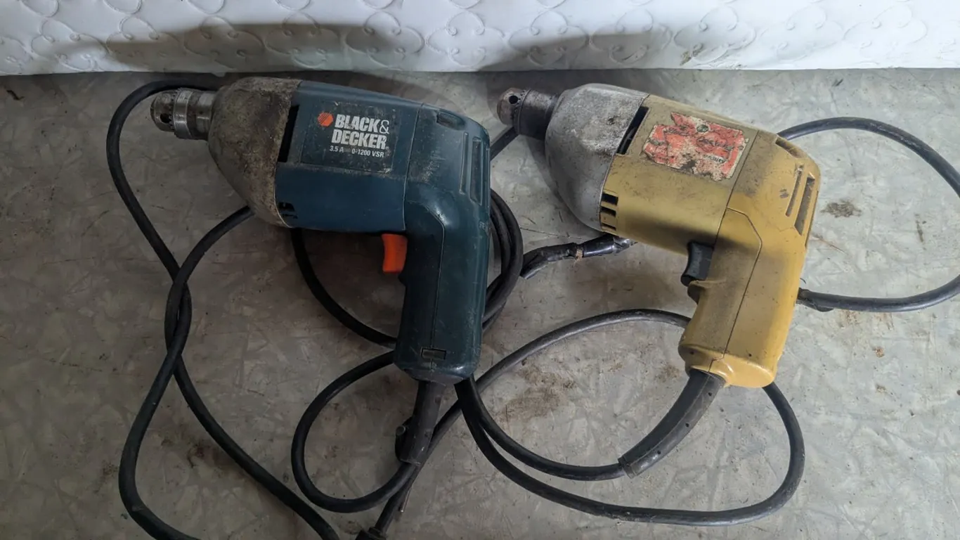(2) Vintage Black & Decker Drills