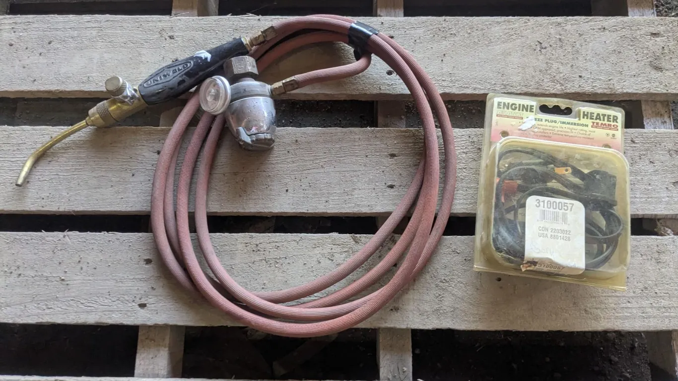 Uniweld Acetylene Plumbing Torch, Block Heater Cord