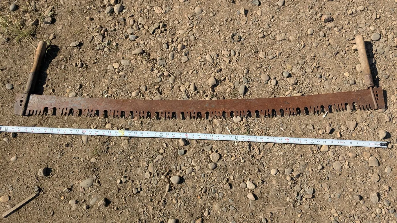 Vintage Crosscut Saw – 5’
