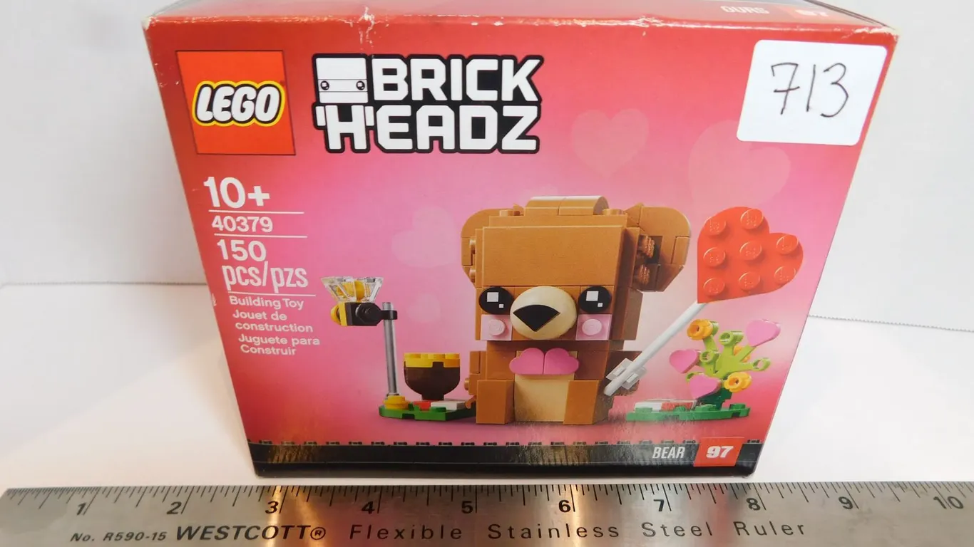 RETIRED LEGO 40379 BRICK HEADZ BUILDING SET, SEALED